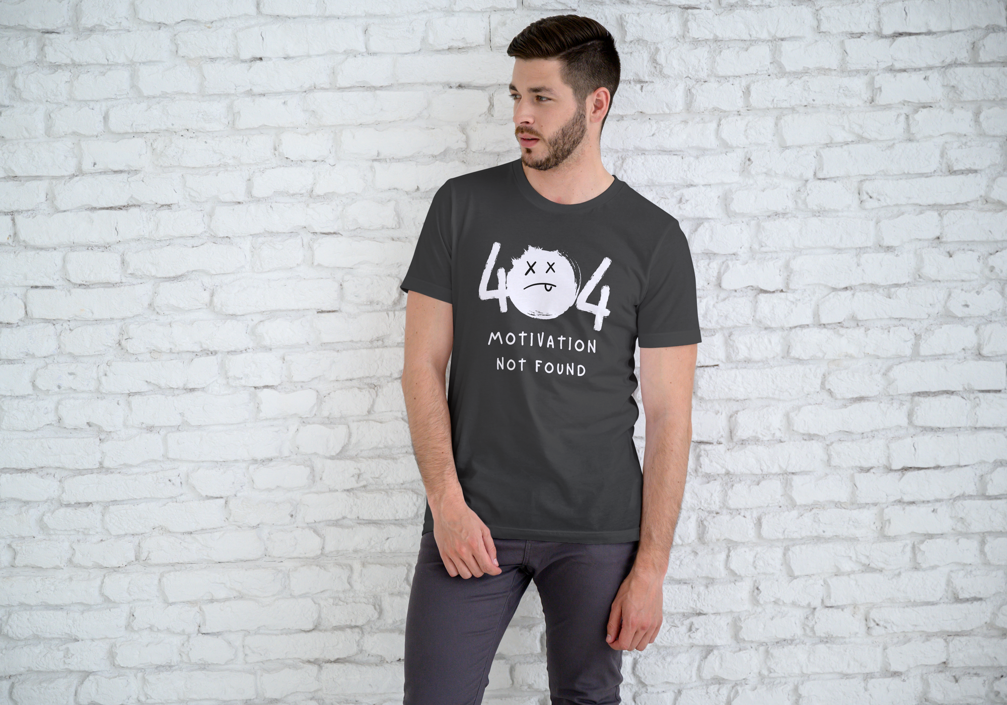 404: Motivation Not Found - Oversized Lazywear Tee