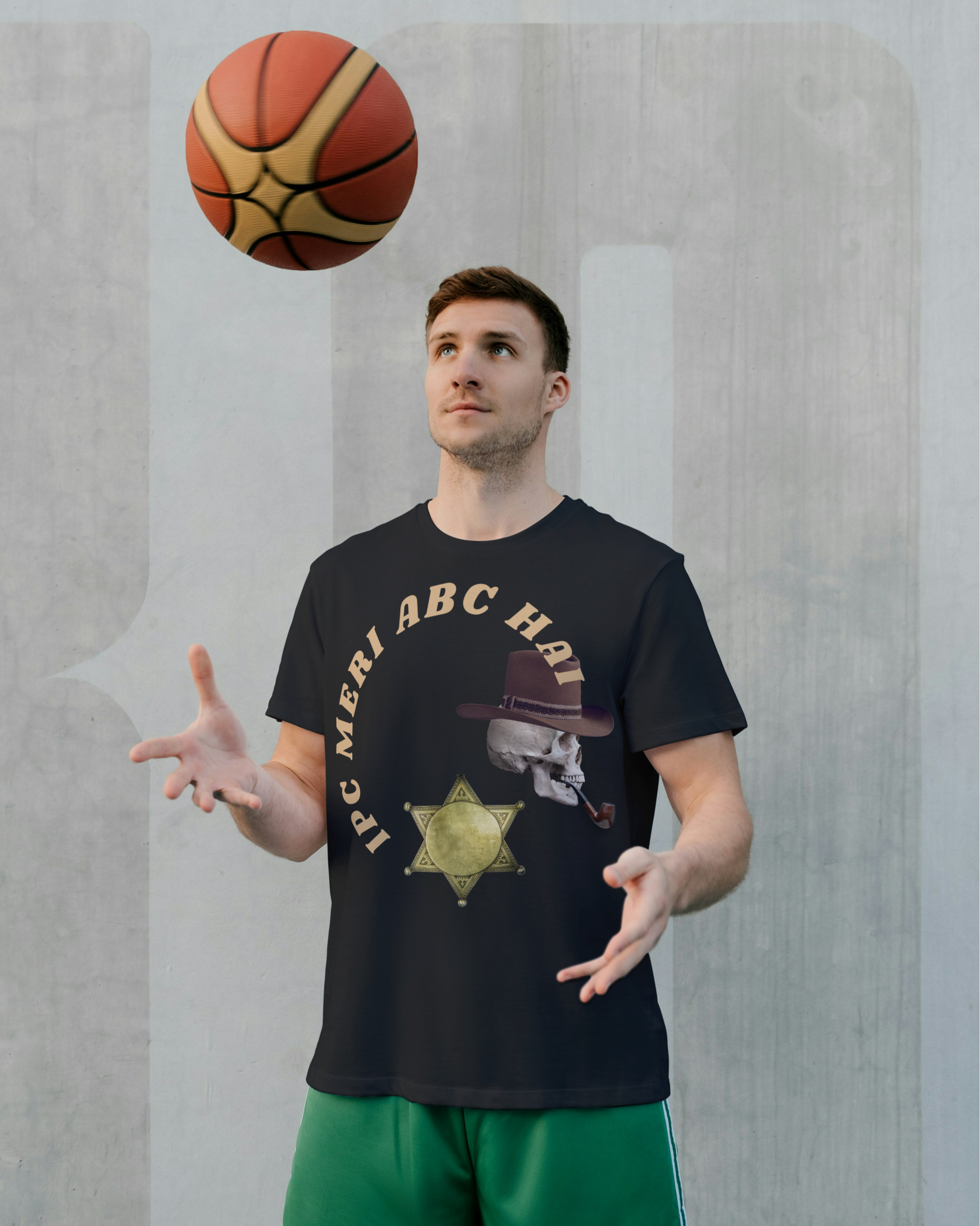 IPC MERI ABC HAI – Desi Law Swag Oversized Tee