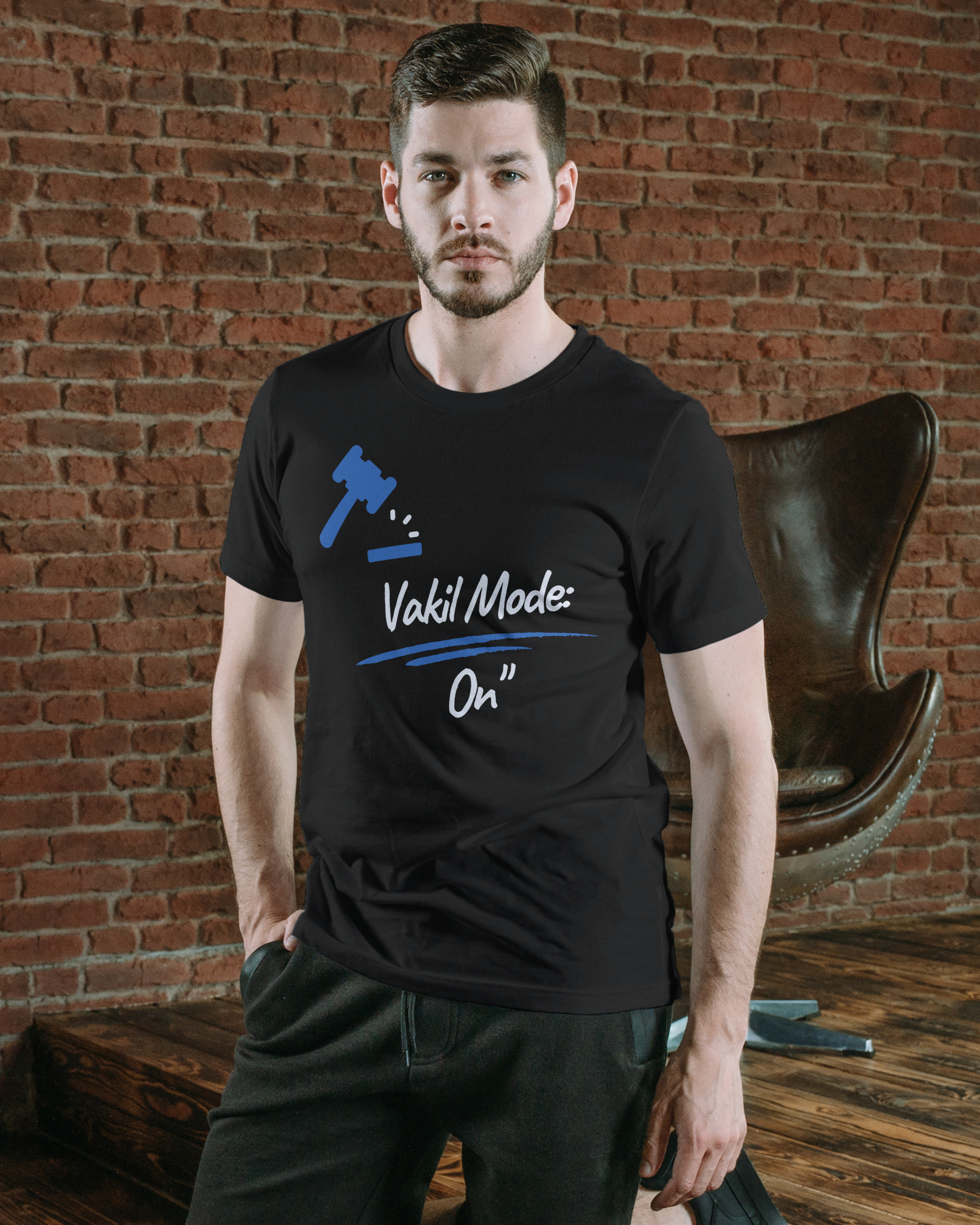 Vakil Mode: ON – Desi Legal Vibe Tee (Oversized Fit)