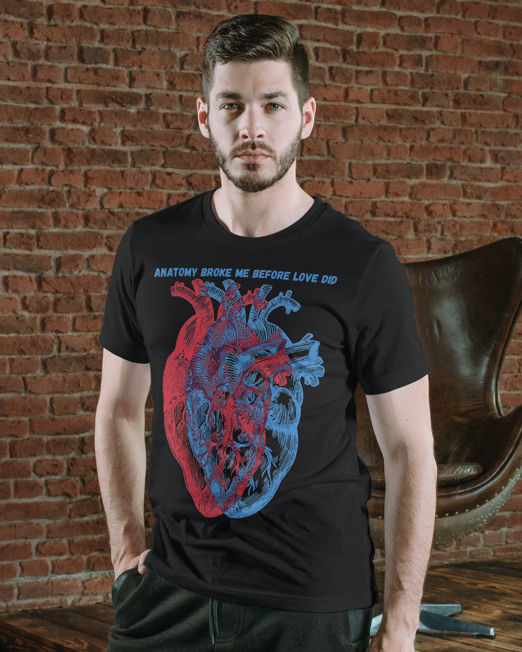 Anatomy > Love – Heartbreak Before Heartbeats Tee (Oversized)