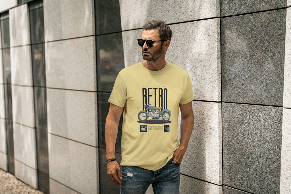 Retro Classic Motorcycle T-Shirt – Vintage Vibes for Modern Riders