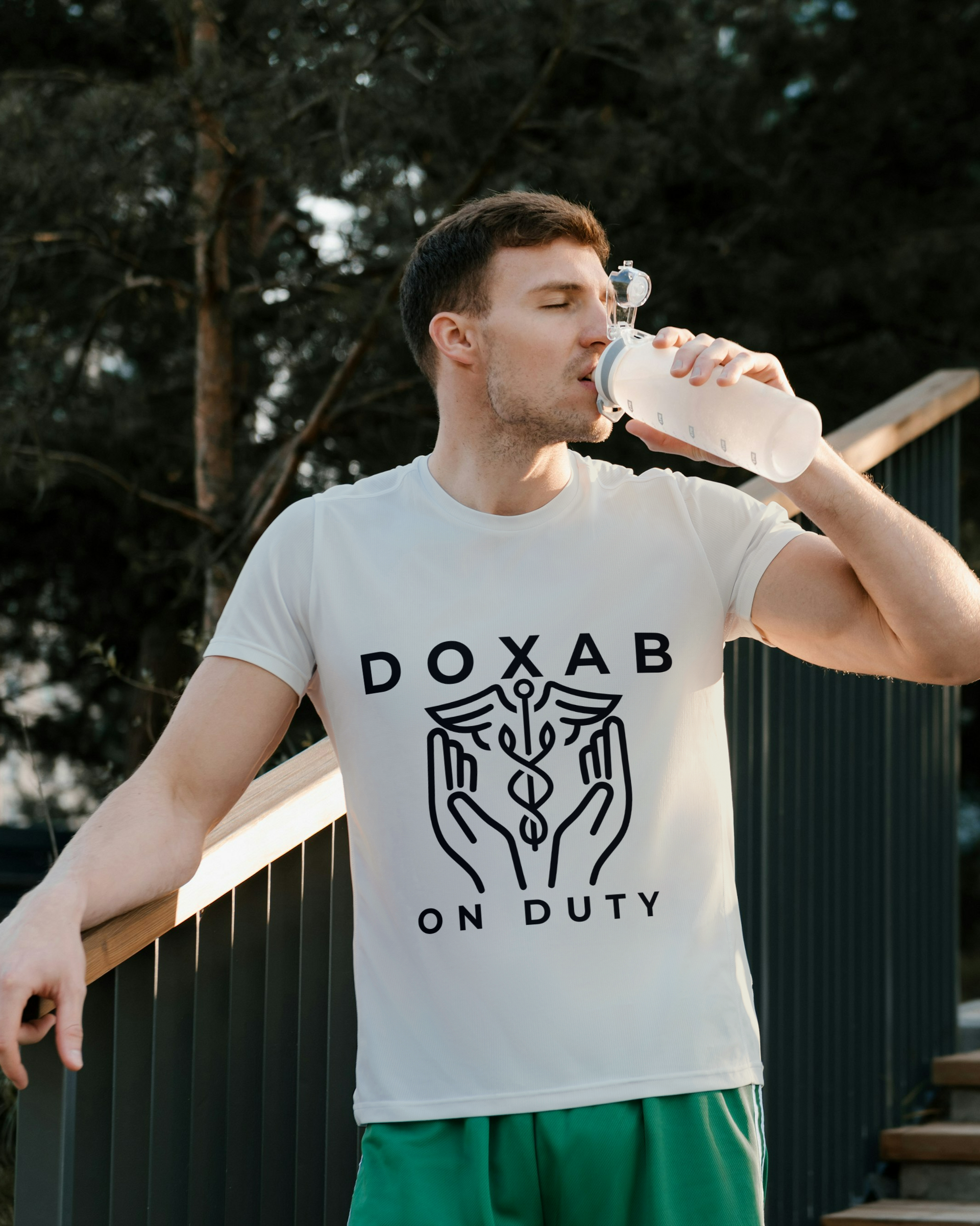 Doxab On Duty – The White Coat Warrior Tee