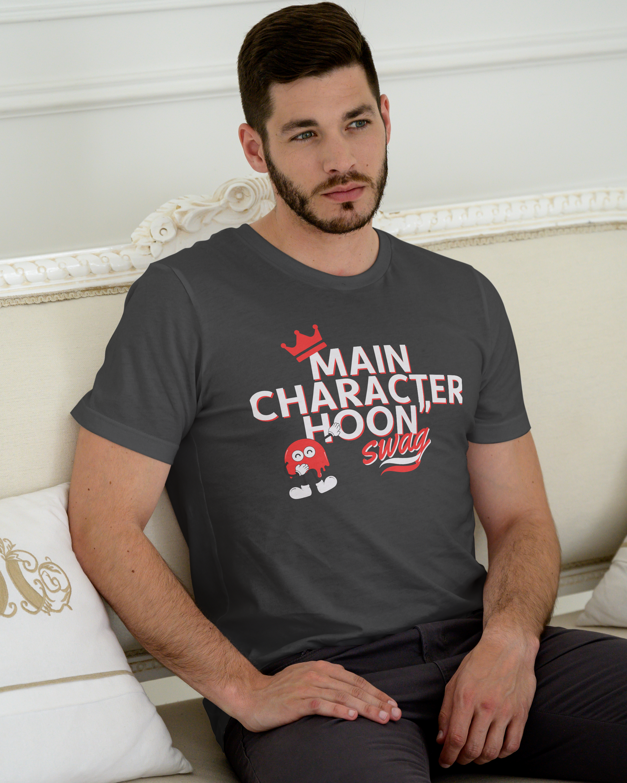 Main Character Hoon – Oversized Swag Tee