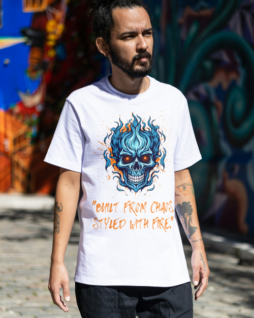 "Built from Chaos" Oversized Graphic Tee
