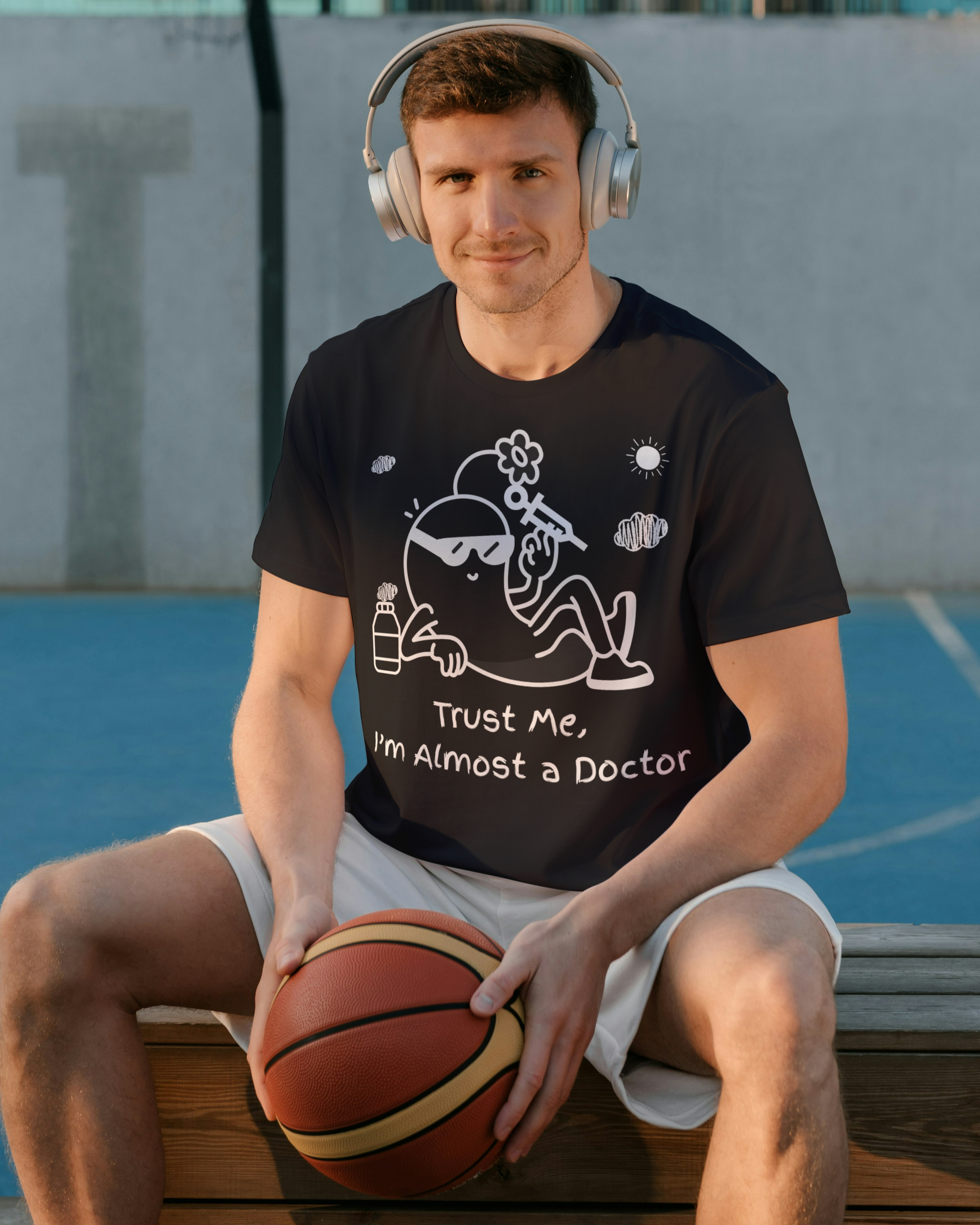 Trust Me, I’m Almost a Doctor – Chill Mode Tee (Oversized)